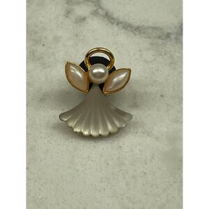 Vintage ULC United Lutheran Church Angel Pendant Christian Guardian Angel Charm